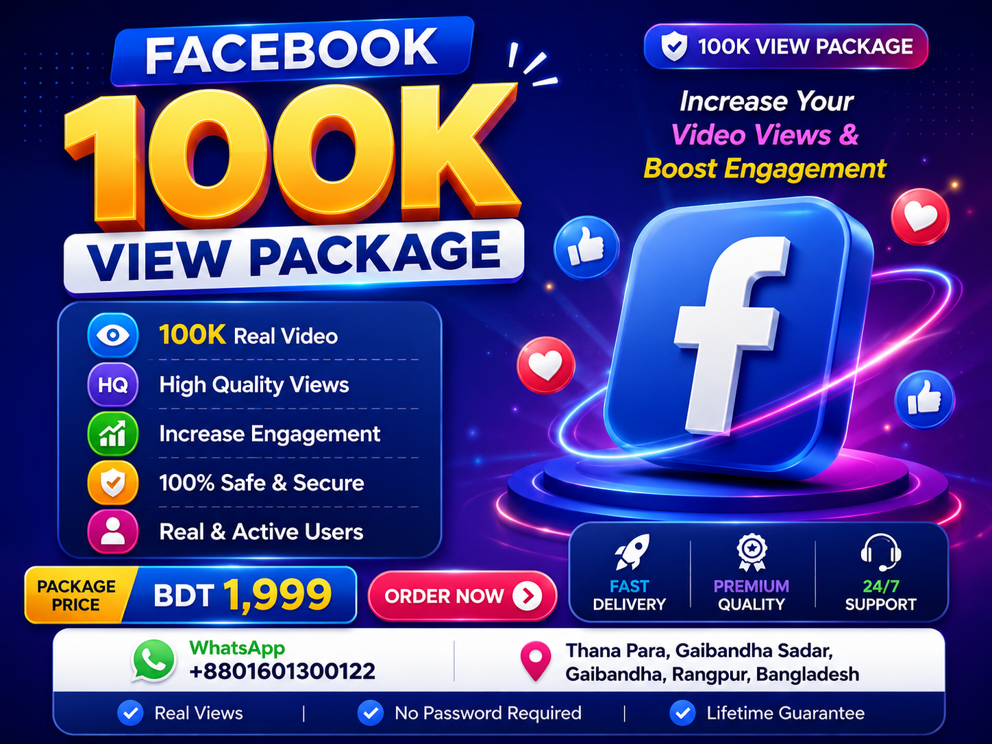 100k Facebook View 