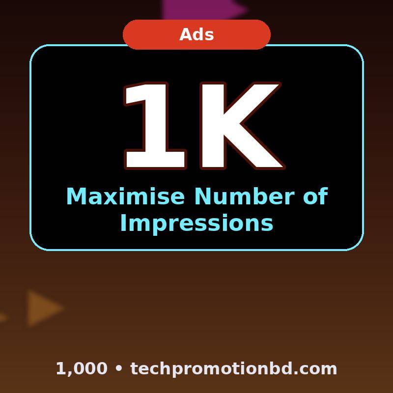 Maximise Number of Impressions — 1,000