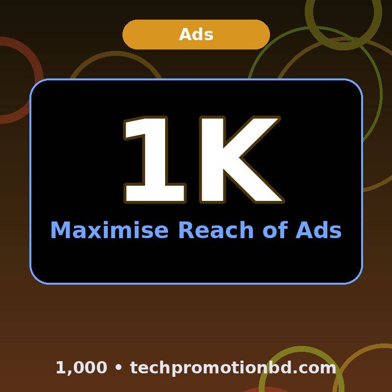 Maximise Reach of Ads — 1,000