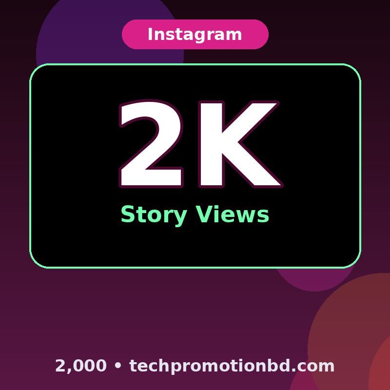 2,000 Story Views