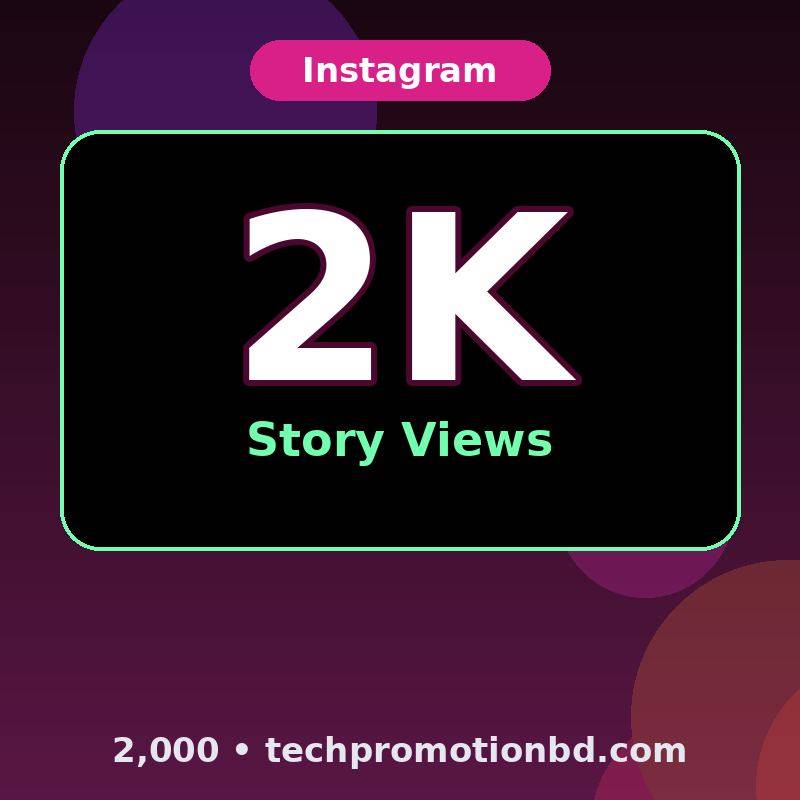 2,000 Story Views